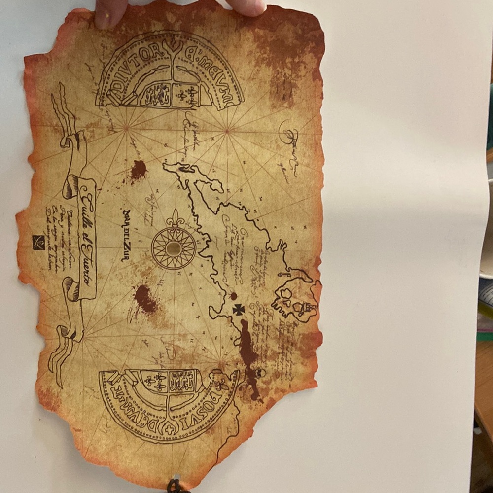 Goonie's Map Loot Crate Exclusive 10" x 14"
